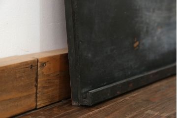 アンティーク雑貨　アンティーク 古い無垢材の使い込まれた黒板