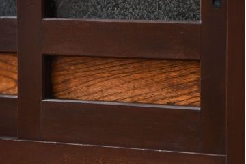 アンティーク家具　六尺　古民具・骨董 丸桟仕上げの水屋箪笥サイドボード