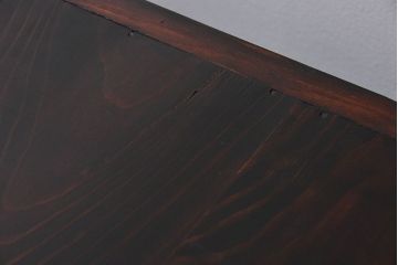 アンティーク家具　アンティーク  丸桟仕上げの上品な水屋箪笥サイドボード(収納棚、下駄箱)