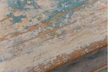 アンティーク家具　フランスアンティーク オリジナルペイントのかわいいカップボード(キャビネット、食器棚)