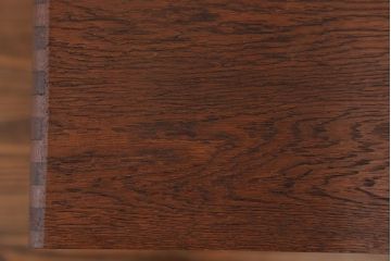 アンティーク家具　アンティーク 古いナラ材のシンプルな6杯小引き出し