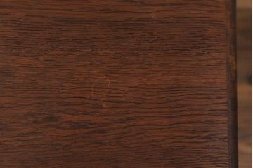 アンティーク家具　アンティーク 古いナラ材のシンプルな6杯小引き出し