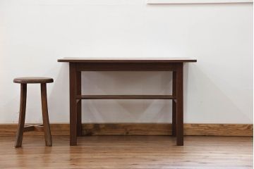 レトロ家具　昭和レトロ シンプルな作業台(テーブル、机)