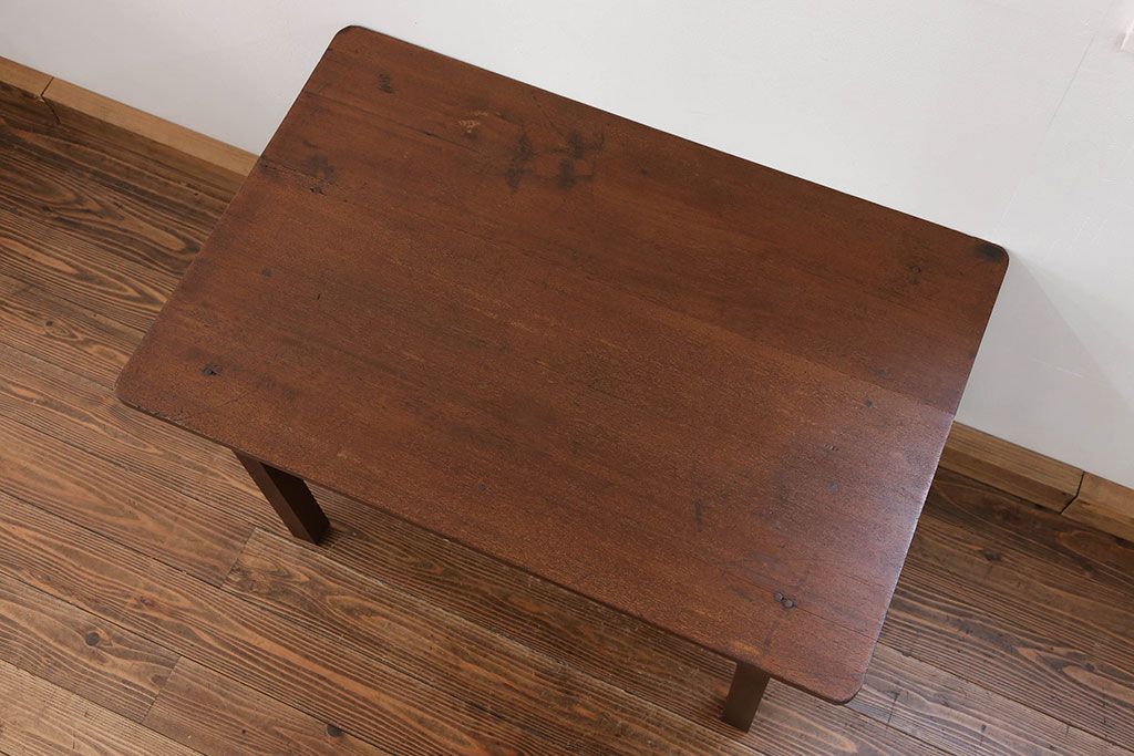 レトロ家具　昭和レトロ シンプルな作業台(テーブル、机)