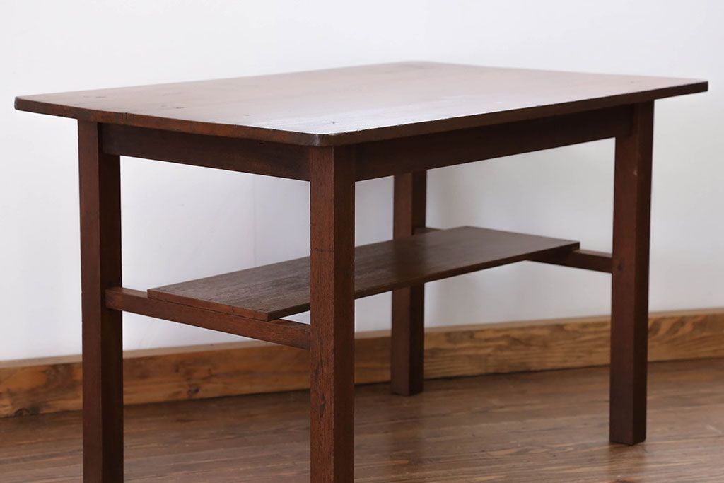 レトロ家具　昭和レトロ シンプルな作業台(テーブル、机)