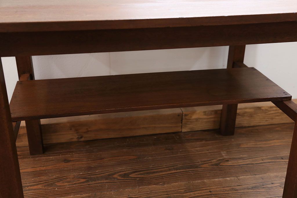 レトロ家具　昭和レトロ シンプルな作業台(テーブル、机)