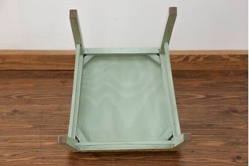 アンティーク家具　アンティークペイント かわいいデザインの椅子(チェア、イス)