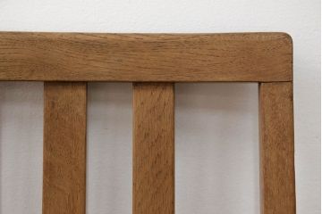 レトロ家具　アンティーク 古いナラ材のレトロな椅子(イス、チェア)