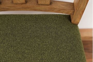 レトロ家具　アンティーク 古いナラ材のレトロな椅子(イス、チェア)