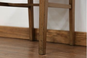 レトロ家具　アンティーク 古いナラ材のレトロな椅子(イス、チェア)