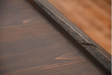 アンティーク家具　アンティーク 前面欅材!重厚な六尺水屋箪笥(食器棚、収納棚)