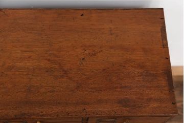 レトロ家具　昭和レトロ ネームプレート付き 34杯 アンティーク小引き出し