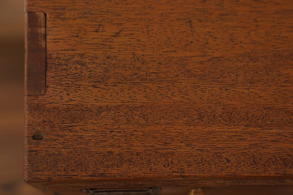 レトロ家具　昭和レトロ ネームプレート付き 34杯 アンティーク小引き出し