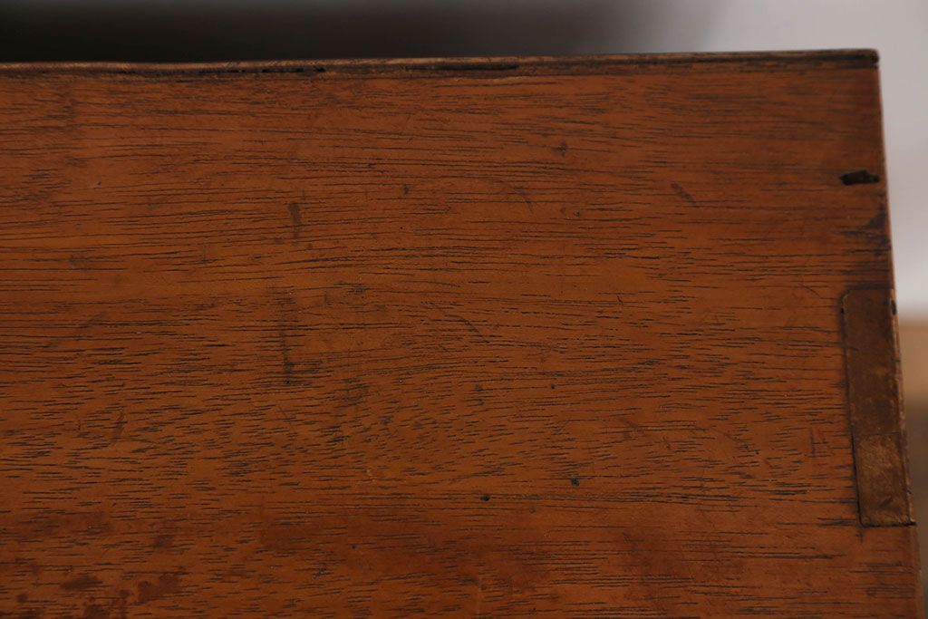 レトロ家具　昭和レトロ ネームプレート付き 34杯 アンティーク小引き出し