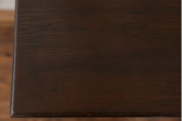 アンティーク家具　アンティーク 古いナラ材の引き出し付きサイドテーブル