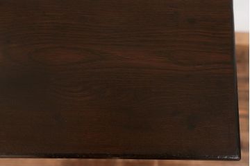 アンティーク家具　アンティーク 古いナラ材の引き出し付きサイドテーブル