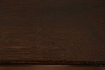 アンティーク家具　アンティーク 古いナラ材の引き出し付きサイドテーブル