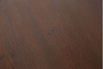 アンティーク家具　アンティーク 古いナラ材の引き出し付きサイドテーブル