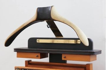 アンティーク雑貨　ジャンク品 イタリア製 豪華な作りのパンツプレスハンガー(ズボンプレッサー)