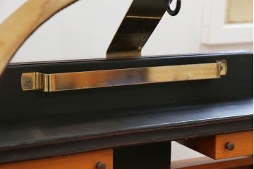 アンティーク雑貨　ジャンク品 イタリア製 豪華な作りのパンツプレスハンガー(ズボンプレッサー)