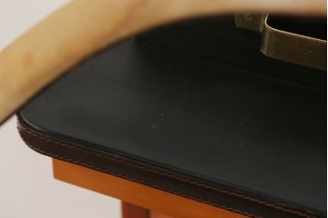 アンティーク雑貨　ジャンク品 イタリア製 豪華な作りのパンツプレスハンガー(ズボンプレッサー)