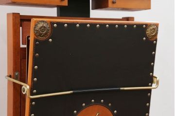 アンティーク雑貨　ジャンク品 イタリア製 豪華な作りのパンツプレスハンガー(ズボンプレッサー)