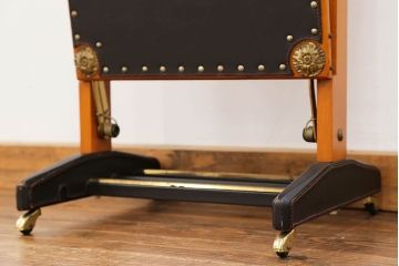 アンティーク雑貨　ジャンク品 イタリア製 豪華な作りのパンツプレスハンガー(ズボンプレッサー)