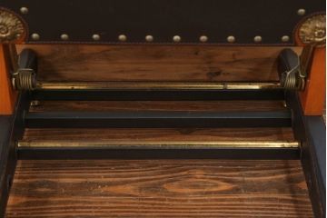 アンティーク雑貨　ジャンク品 イタリア製 豪華な作りのパンツプレスハンガー(ズボンプレッサー)