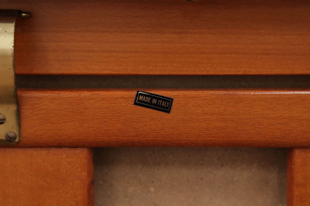 アンティーク雑貨　ジャンク品 イタリア製 豪華な作りのパンツプレスハンガー(ズボンプレッサー)