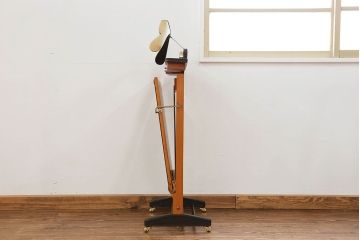 アンティーク雑貨　ジャンク品 イタリア製 豪華な作りのパンツプレスハンガー(ズボンプレッサー)