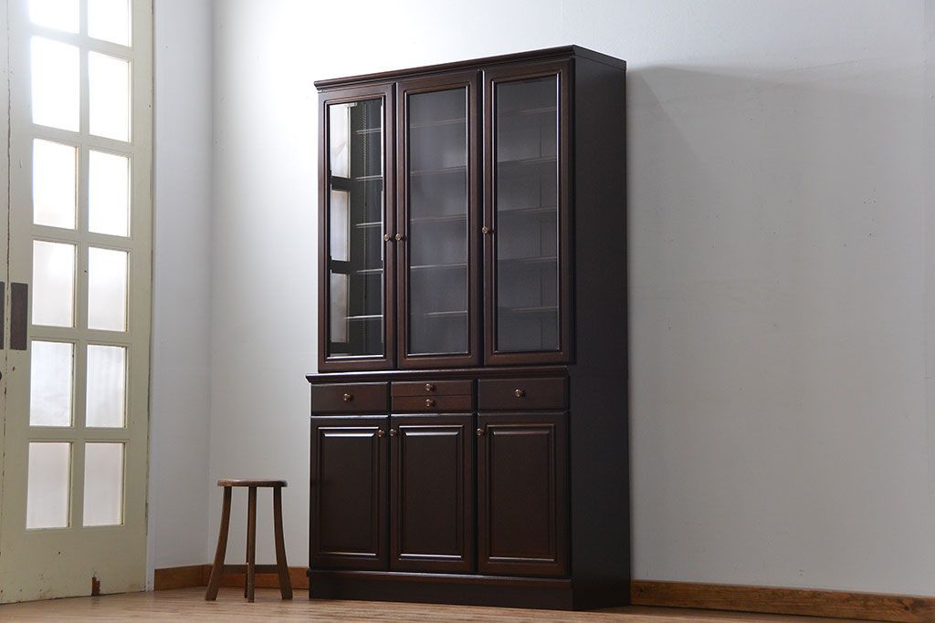 中古 マルニ製 地中海シリーズ カップボード (食器棚)