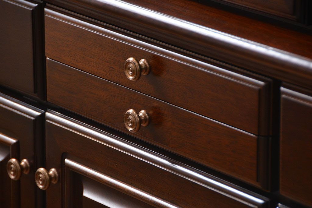 中古 マルニ製 地中海シリーズ カップボード (食器棚)