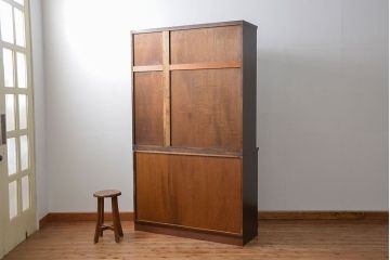 中古 マルニ製 地中海シリーズ カップボード (食器棚)