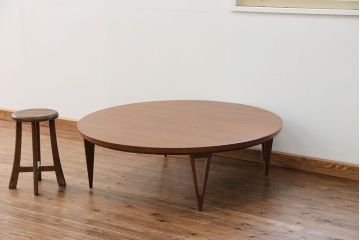 中古 アクタス取扱い 日進木工FK1 リビングテーブル 定価144900円 (炬燵、コタツ)