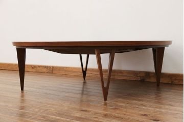 中古 アクタス取扱い 日進木工FK1 リビングテーブル 定価144900円 (炬燵、コタツ)