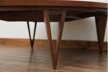 中古 アクタス取扱い 日進木工FK1 リビングテーブル 定価144900円 (炬燵、コタツ)