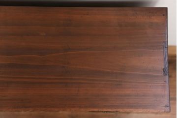 アンティーク家具　古民具・骨董 古い木の小振りな収納棚(箪笥)