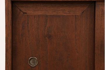 アンティーク家具　古民具・骨董 古い木の小振りな収納棚(箪笥)