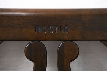 中古 カリモク製 ルスティック(RUSTIC) ベンチ(1) (長椅子、長イス)