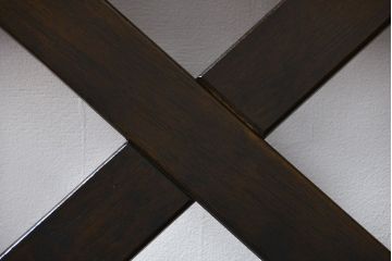 中古 カリモク製 ルスティック(RUSTIC) ベンチ(1) (長椅子、長イス)