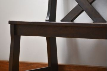 中古 カリモク製 ルスティック(RUSTIC) ベンチ(1) (長椅子、長イス)