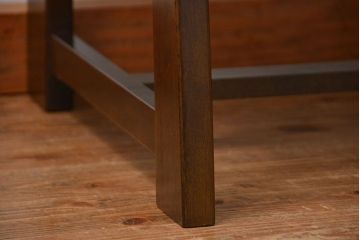 中古 カリモク製 ルスティック(RUSTIC) ベンチ(1) (長椅子、長イス)
