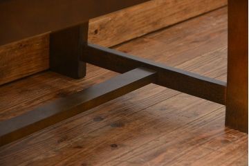 中古 カリモク製 ルスティック(RUSTIC) ベンチ(1) (長椅子、長イス)