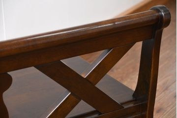 中古 カリモク製 ルスティック(RUSTIC) ベンチ(1) (長椅子、長イス)