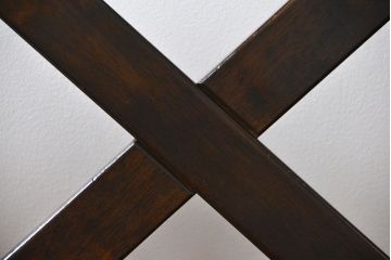中古 カリモク製 ルスティック(RUSTIC) ベンチ(2) (長椅子、長イス)