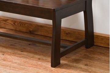 中古 カリモク製 ルスティック(RUSTIC) ベンチ(2) (長椅子、長イス)