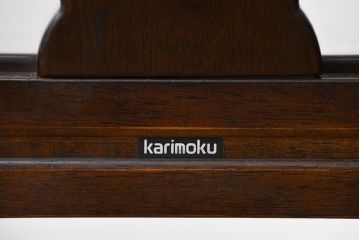 中古 カリモク製 ルスティック(RUSTIC) ベンチ(2) (長椅子、長イス)