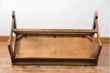 中古 カリモク製 ルスティック(RUSTIC) ベンチ(2) (長椅子、長イス)