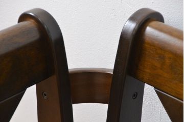 中古 カリモク製 ルスティック(RUSTIC) コーナーベンチチェア