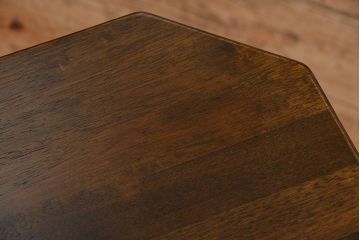 中古 カリモク製 ルスティック(RUSTIC) コーナーベンチチェア